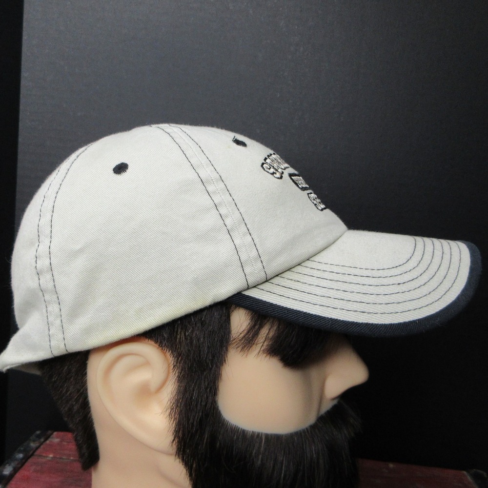 Port Authority Sportsmen's Fishing Dept Service Hat Int'l Falls Beige Black Cap - Picture 2 of 7